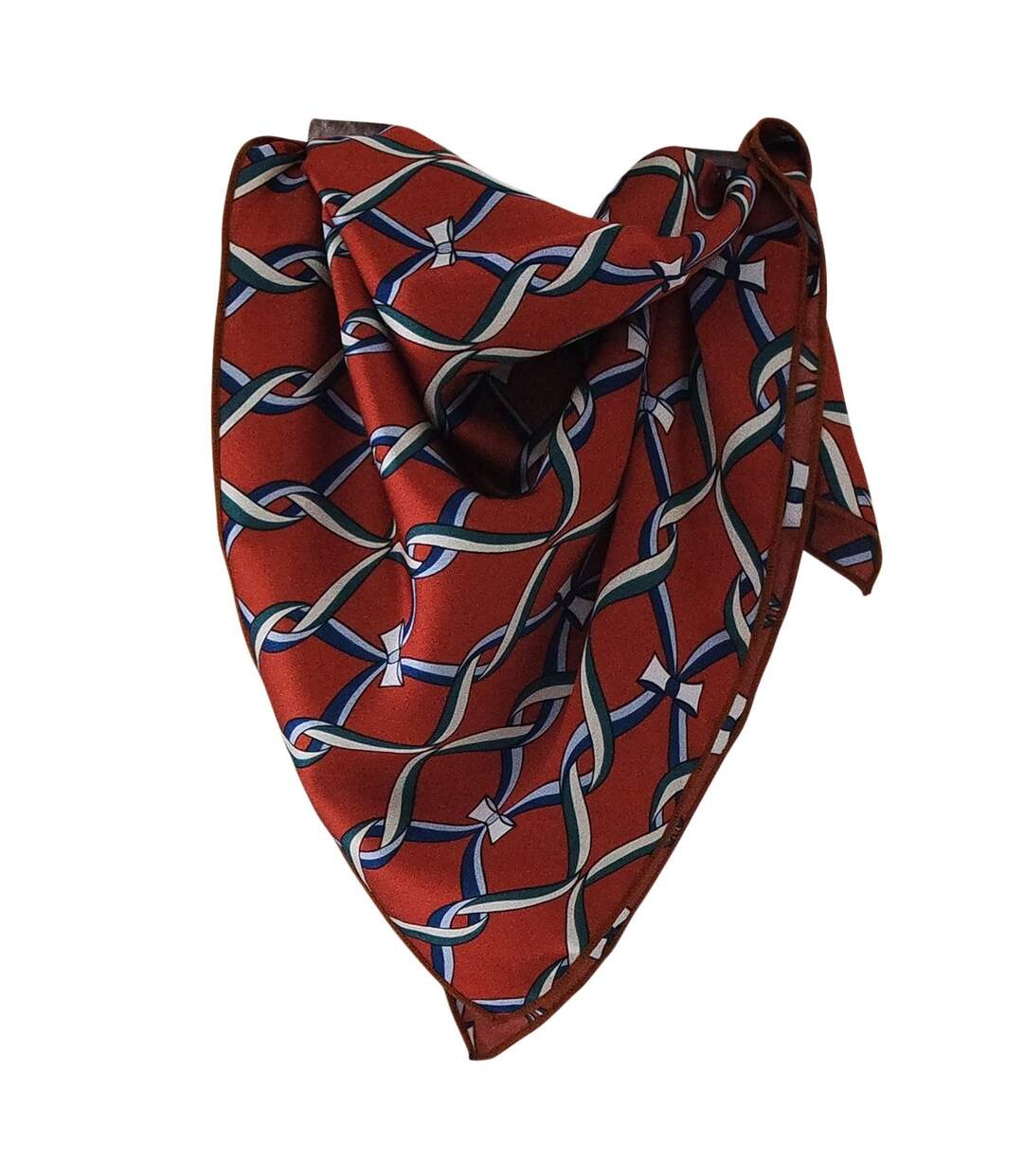 Foulard polysatin entrelacé