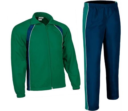 Ensemble veste pantalon survêtement - TOURNAMENT - vert kelly et bleu marine