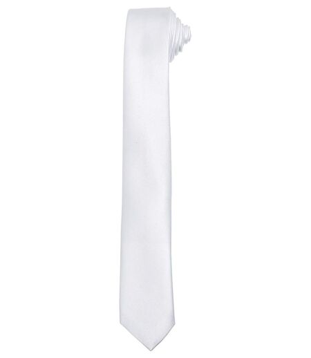 Cravate fine - PR793 - blanc