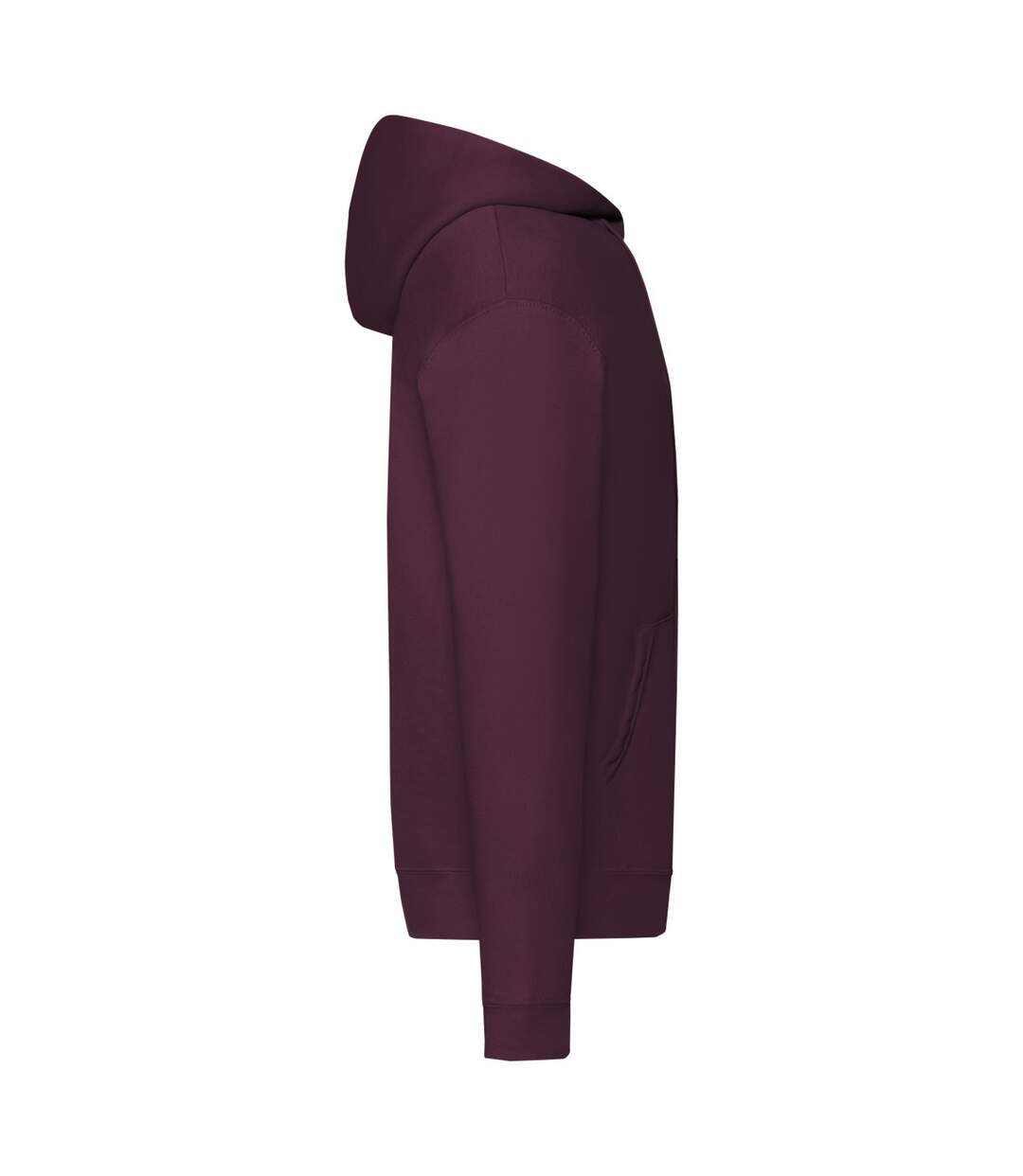 Veste À Capuche Classic Adulte Bordeaux Fruit Of The Loom-3