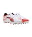 Mens Ultra Play Cleated Soft Ground Football Boots  White Puma-1