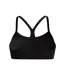 Womens/ladies Solid Racerback Bikini Top Black Speedo-2