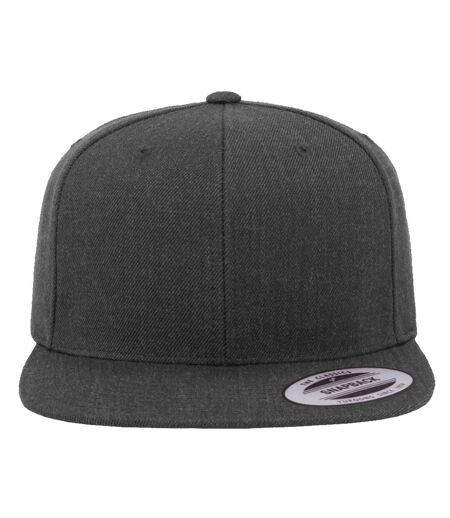 Yupoong Mens The Classic Premium Snapback Cap (Pack of 2) (Dark Grey/Dark Grey) - UTRW6714