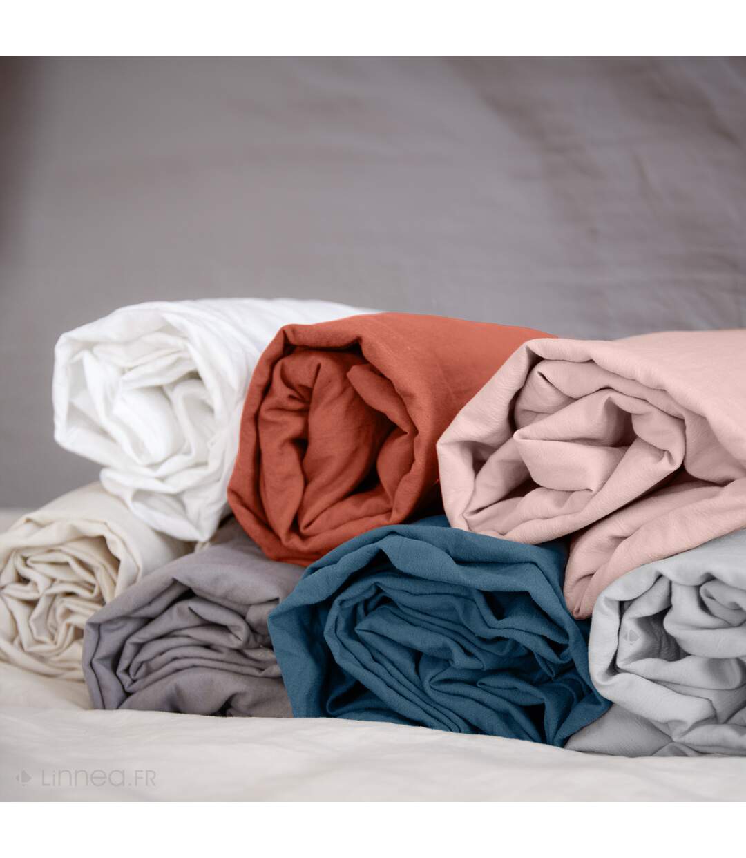 Drap housse MILA micro lavée polyester-2