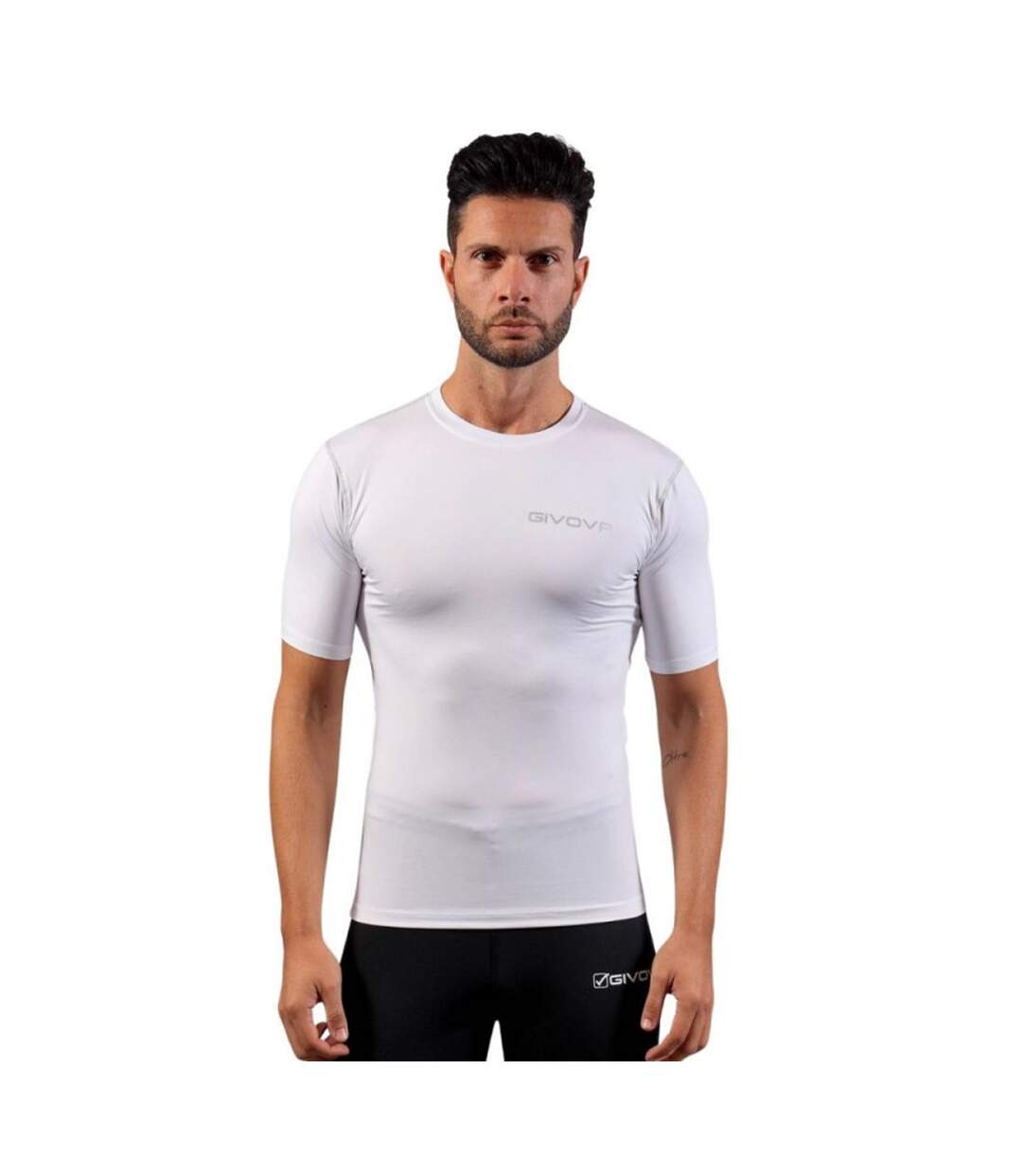 T-shirt Corpus Homme Blanc Givova-1