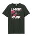 T-shirt Motif/style Linkin Park From Zero Spill Adulte Charbon Amplified-1