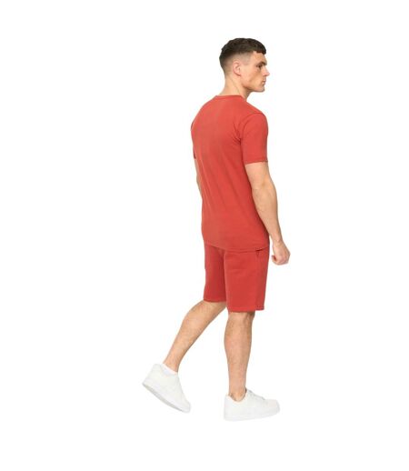Mens Kensby T-shirt Red Crosshatch
