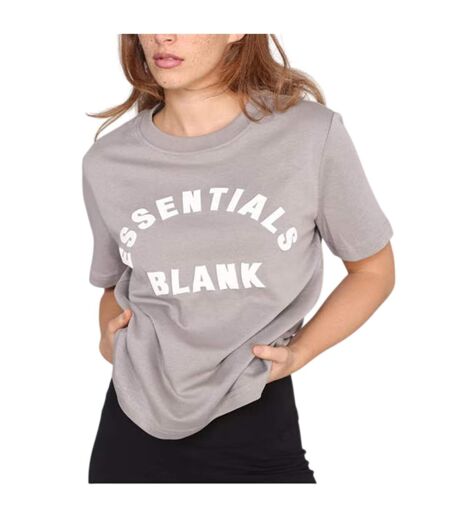 Womens/ladies Oversized Boyfriend T-shirt Alloy Blank Essentials