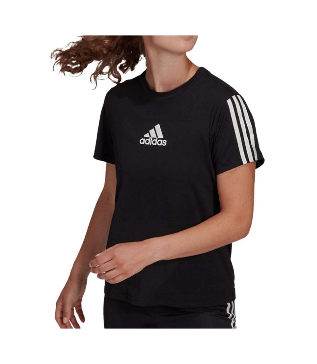 T-shirt de Sport Noir Femme Adidas HD1727 - L-1