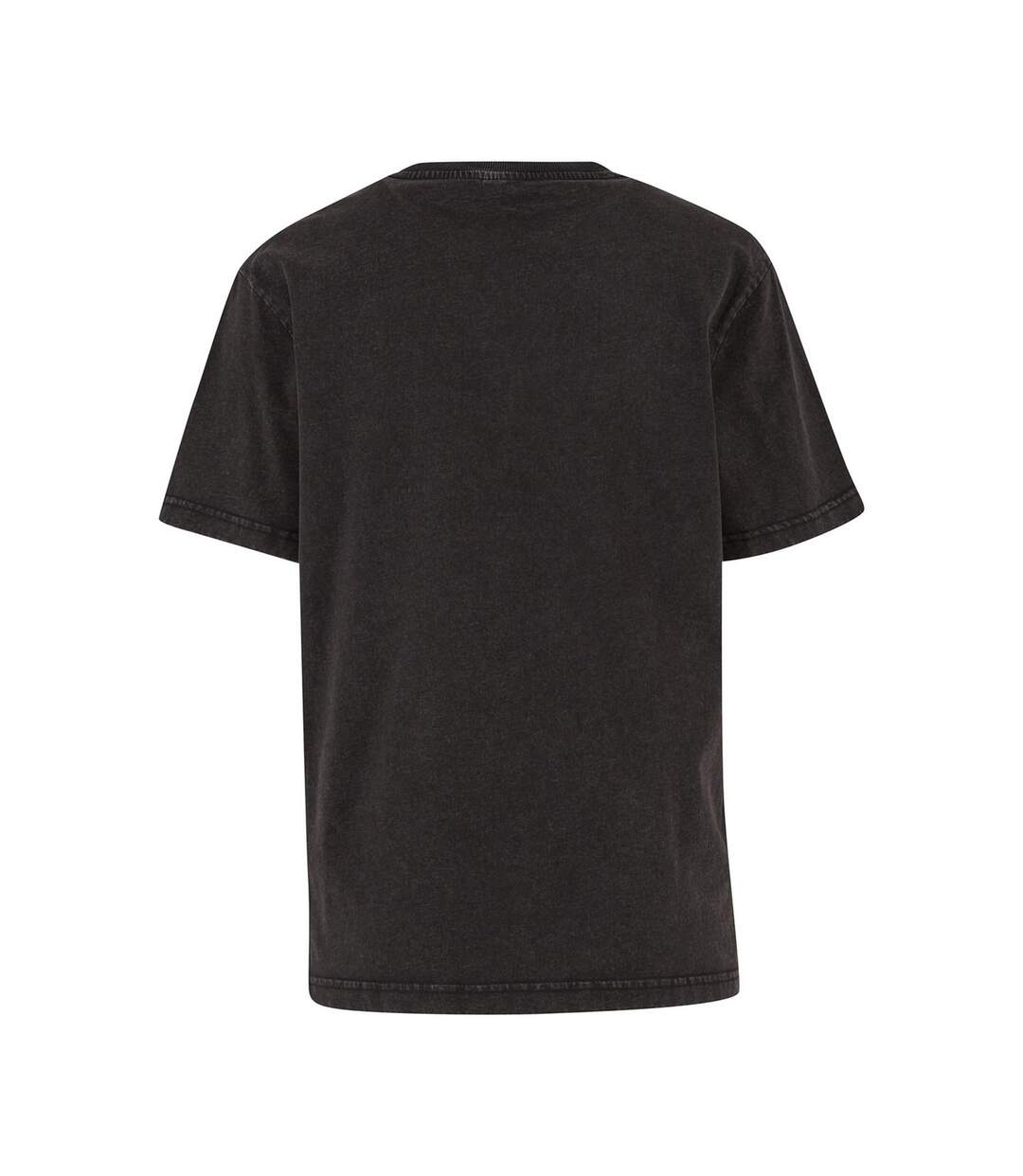 Womens/ladies Vintage Everyday T-shirt Black Build Your Brand-3