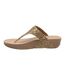 Sandales Motif/style Paillettes Lulu Femme Rose Doré FitFlop-2