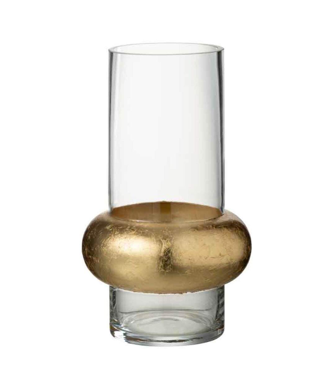 Vase Déco Bague Cylindrique 25cm Transparent-1