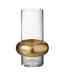 Vase Déco Bague Cylindrique 25cm Transparent-1