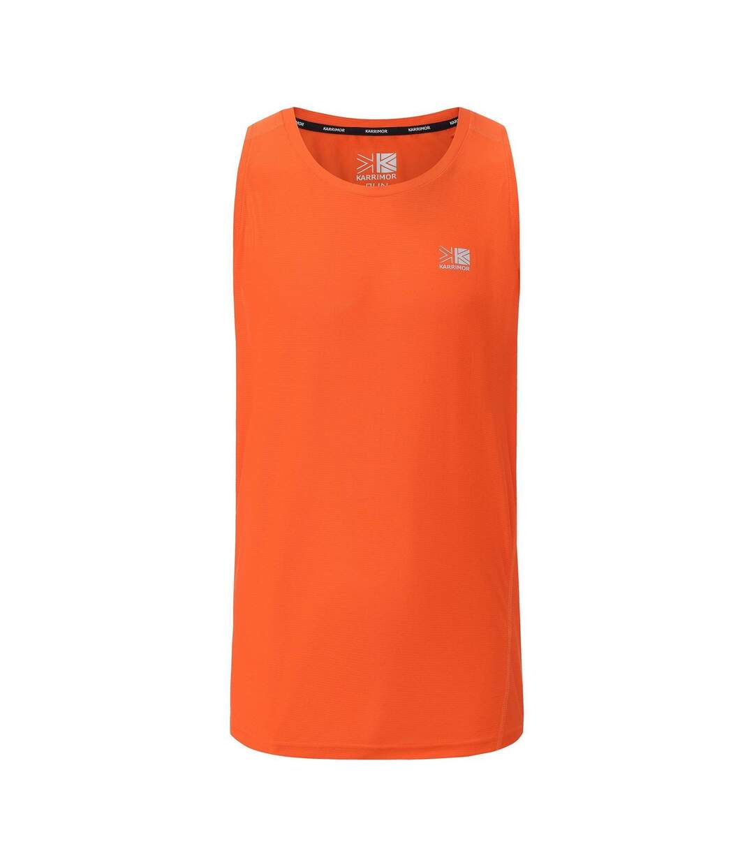 Mens Logo Running Vest Top Fire Orange Karrimor-1
