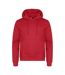 Unisex Adult Miami Hoodie Red Clique-1