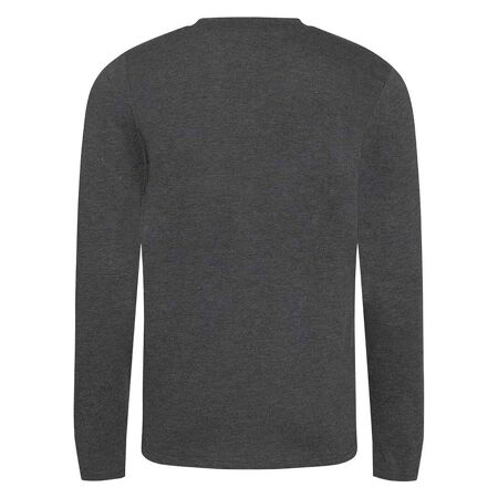 AWDis Mens Long Sleeve Tri-Blend T-Shirt (Heather Charcoal) - UTPC2975