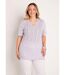 Pull-tunique long col V-1