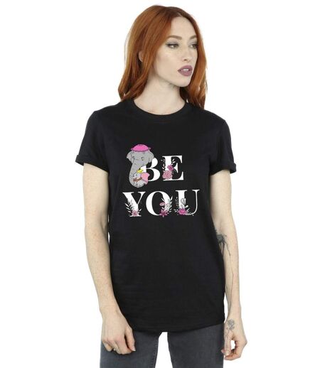 Disney - T-shirt DUMBO BE YOU - Femme (Noir) - UTBI18319