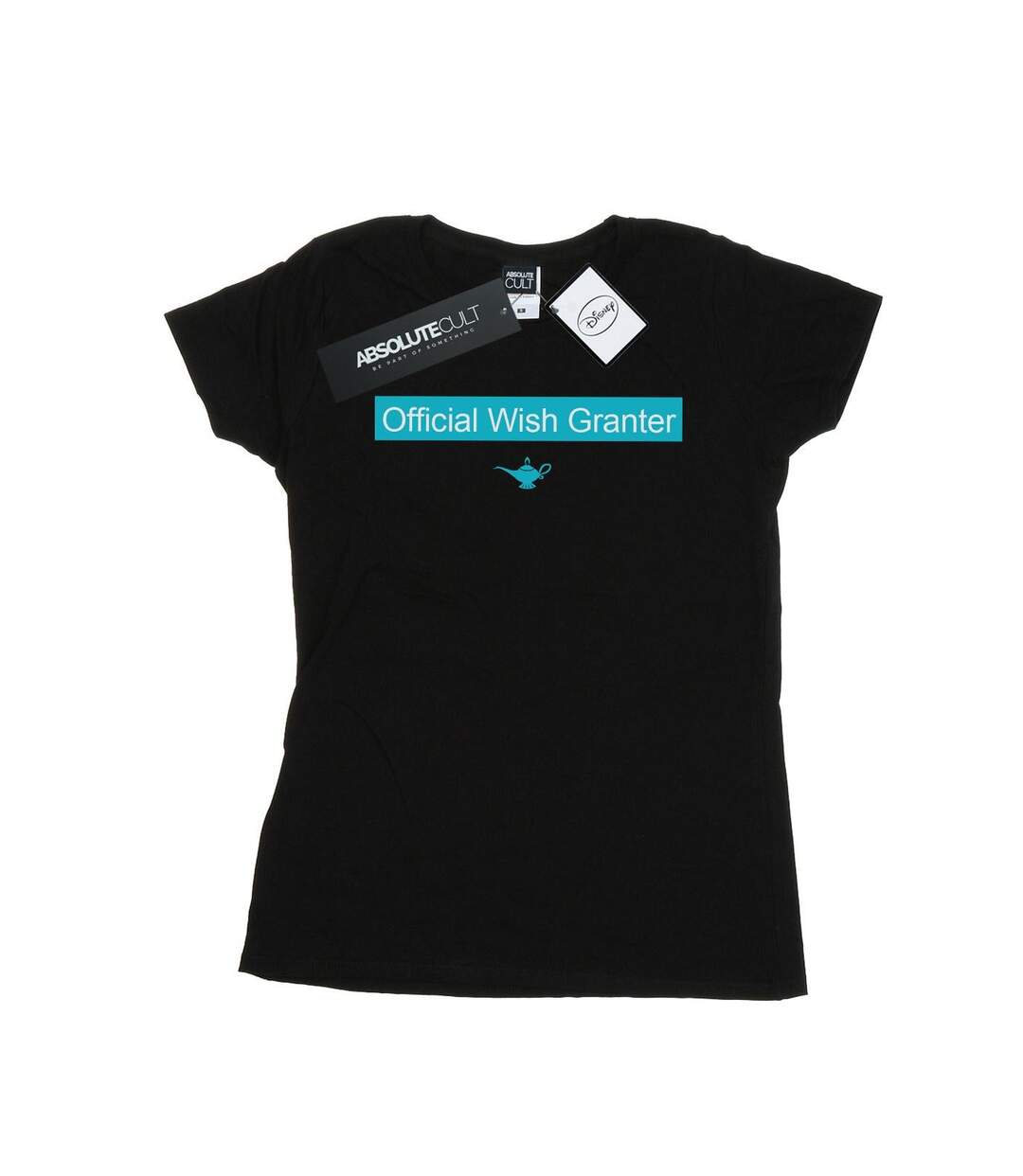 Disney T-shirt en coton Femmes/Dames Aladdin Official Wish Granter (Noir) - UTBI15743-1