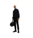 Mens Zhine Regular Long-sleeved Jumper Black Boss-4