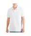 Polo blanc homme calvin klein jeans casual pique-1
