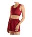 Womens/ladies pro training sports bra sundried tomato Umbro