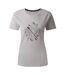 Womens/ladies Transquility Iii Boat T-shirt Lilac Hint Dare 2B-2