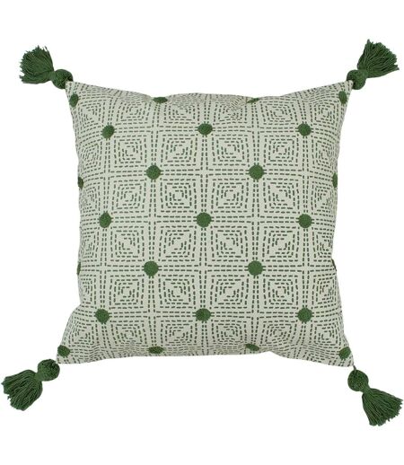 Furn - Housse de coussin CHIA (Vert de gris) (Taille unique) - UTRV2015