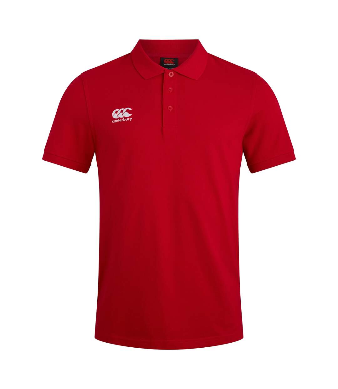 Mens Waimak Polo Shirt Flag Red Canterbury-2