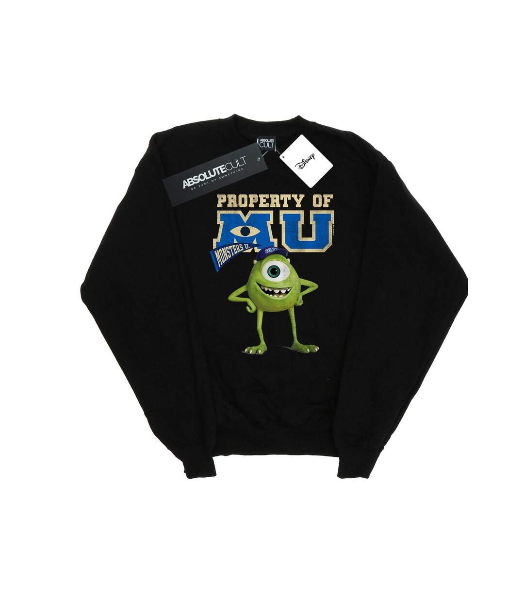 Disney Sweatshirt Womens/Ladies Monsters University Property Of MU Mike (Noir) - UTBI29582-1