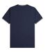 Mens Tipped T-shirt Airforce Blue Fred Perry-3
