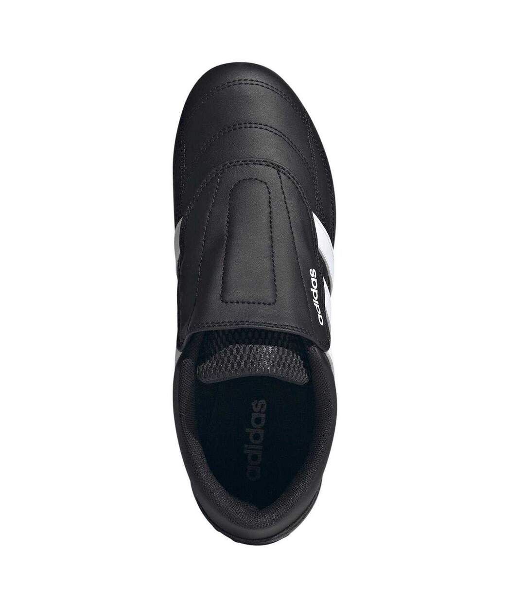 Womens/ladies Tekwen Lace Up Casual Shoes Black White Adidas-3