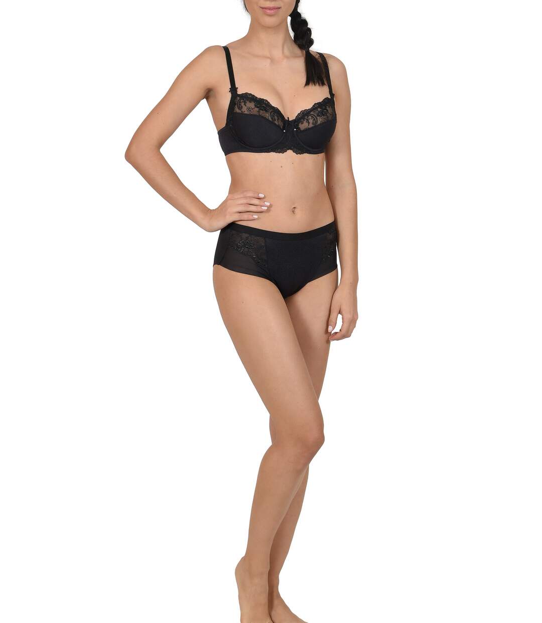 Soutien-gorge armaturé Caroline Lisca noir - bonnets B à E-2