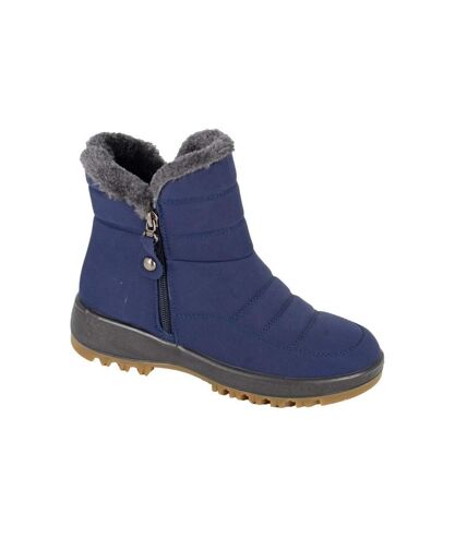 Bottines femme bleu marine Boulevard