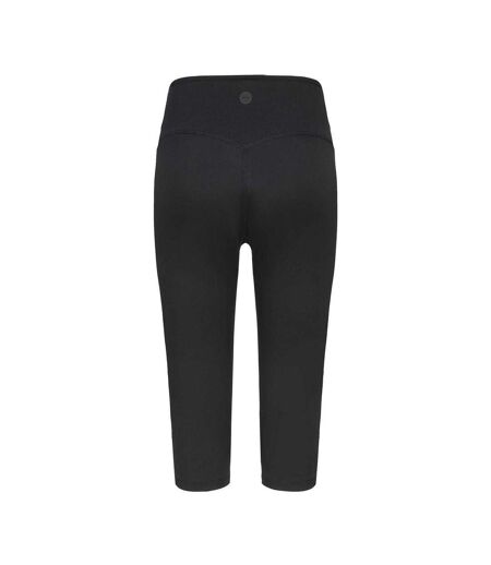 Womens/ladies Polyester Blend Capri Black Slazenger