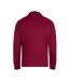 Unisex Adult Knitted Tracksuit Top Burgundy Finden & Hales-2