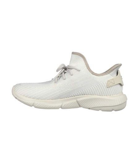 Mens Knitted Trainers Off White Skechers