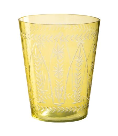 Vase en Verre Tarifa 23cm Jaune