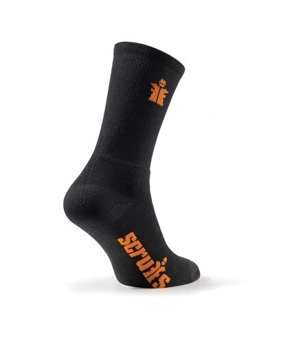 Scruffs Mens Work Socks (Pack of 3) (Black) - UTRW8725