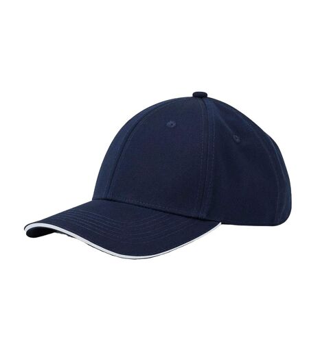 Casquette Earthaware Bleu Marine Français Blanc Beechfield