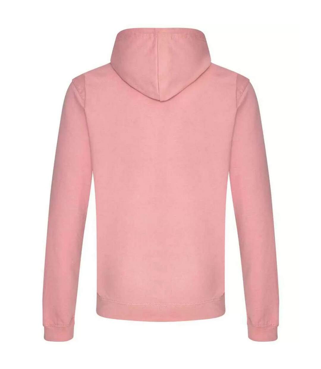 Sweat À Capuche College Adulte Vieux Rose Awdis-2
