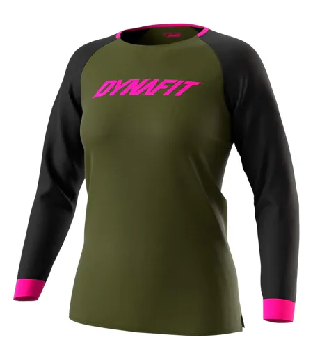 Body Manches Longues Raglan Femme Vert Mousse Dynafit