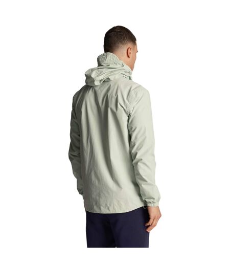 Mens hooded full zip jacket turquoise Lyle & Scott