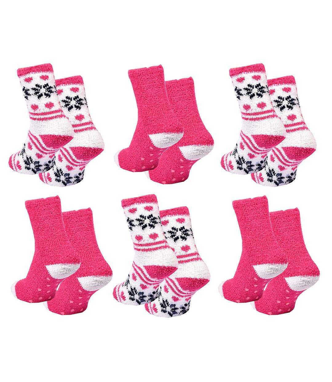 Chaussettes Femme WINTER SOCKS Pack de 6 Paires 1447 NOËL ABS-2