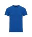 Unisex adult enzyme washed t-shirt royal blue Gildan