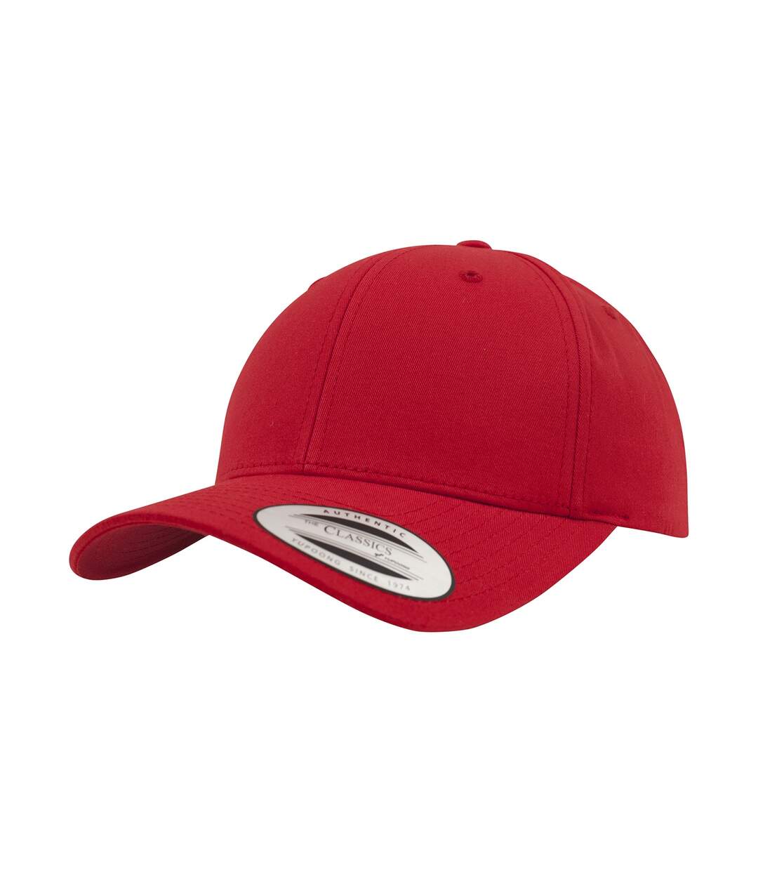 Casquette ajustable flexfit classic adulte rouge Yupoong-1