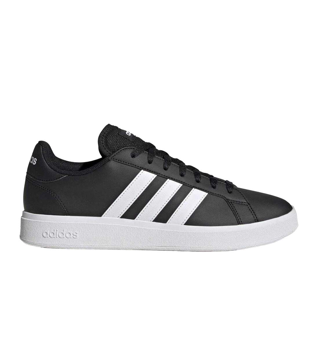 Baskets Grand Court Base 2.0 Homme Noir Blanc Adidas-4