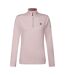 Haut De Sport Uni Et Extensible À Col Montant Zippé Lowline Femme Rose Pâle Dare 2B-2