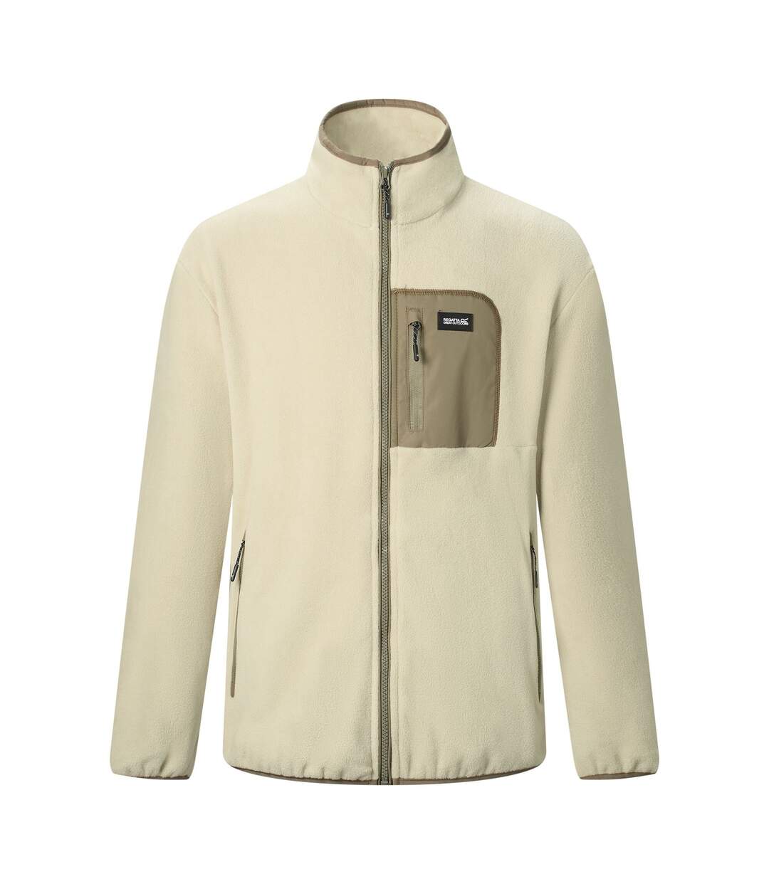 Mens Frankie Full Zip Fleece Jacket Abbeystone Smokey Olive Regatta-2