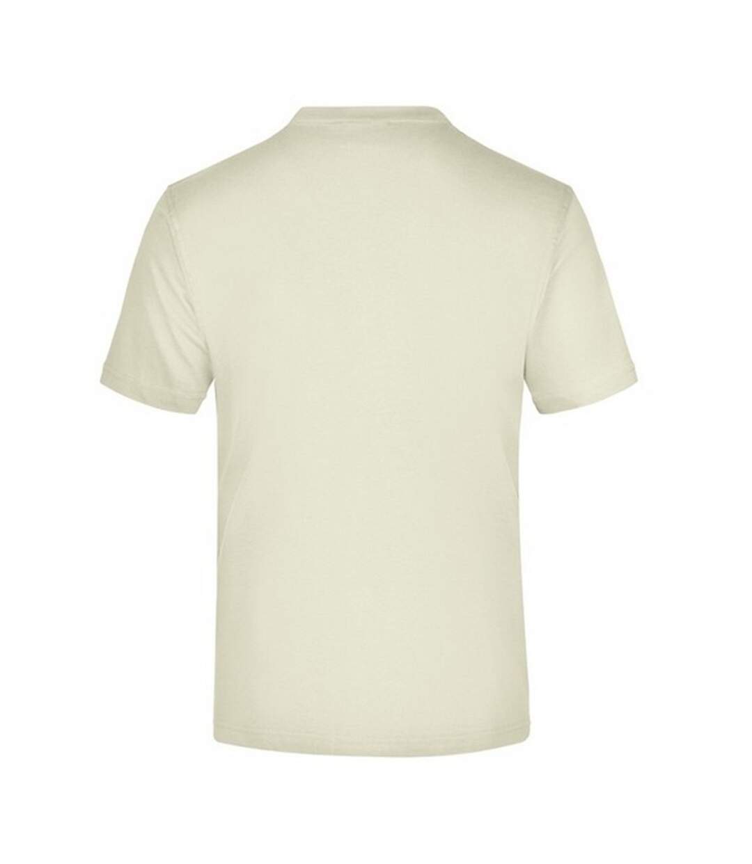 T-shirt Medium Adulte Beige Gris James And Nicholson-2